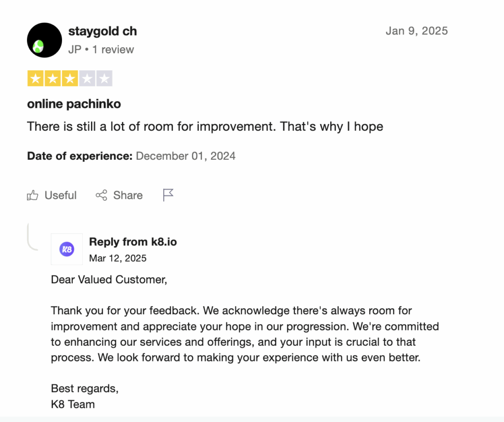 Review of K8 Casino